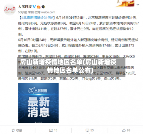 房山新增疫情地区名单(房山新增疫情地区名单公布)-第2张图片