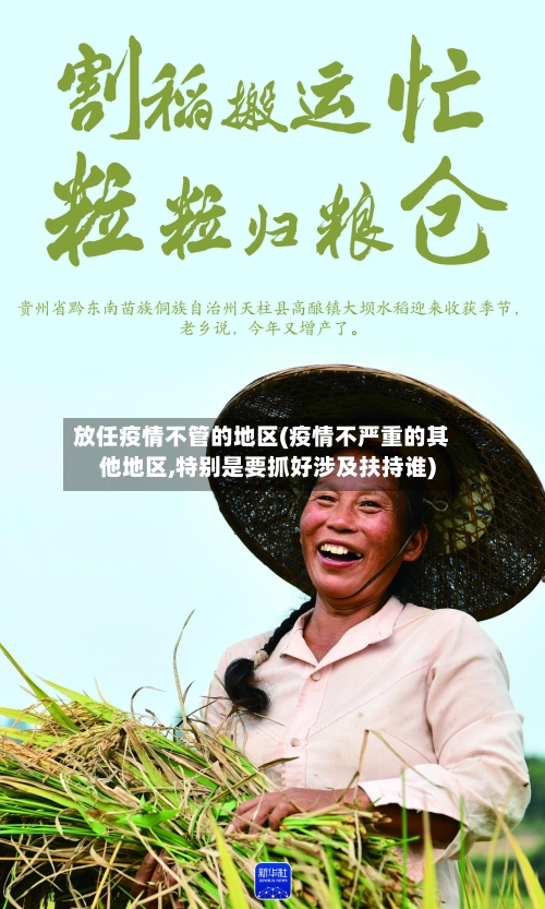 放任疫情不管的地区(疫情不严重的其他地区,特别是要抓好涉及扶持谁)