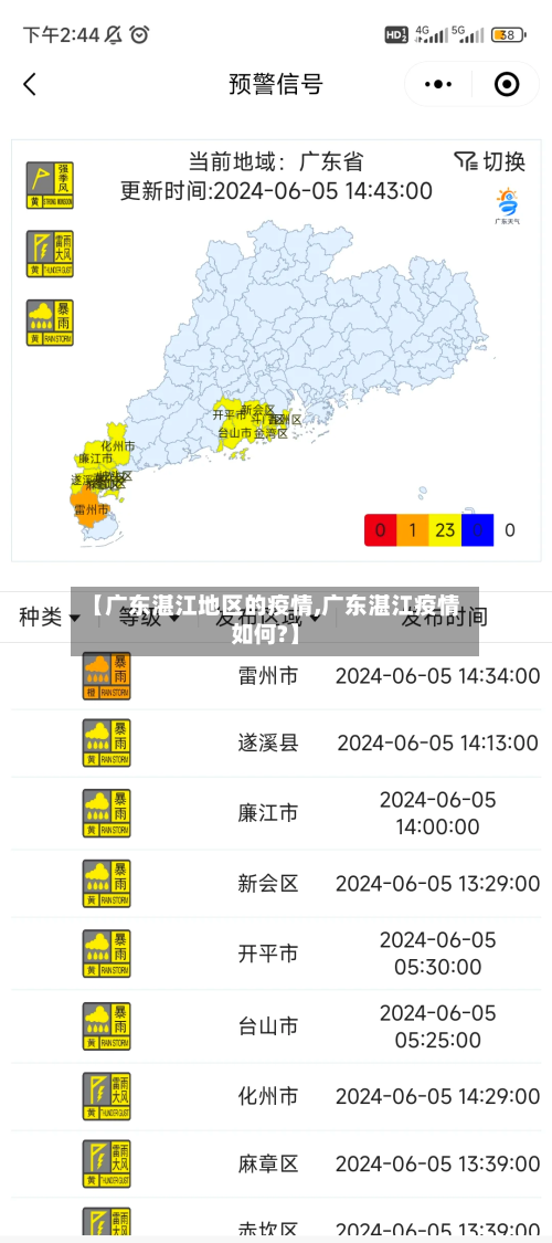 【广东湛江地区的疫情,广东湛江疫情如何?】