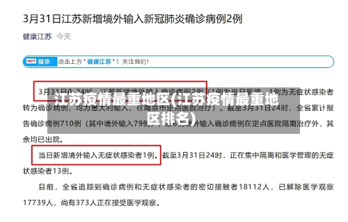 江苏疫情最重地区(江苏疫情最重地区排名)-第2张图片