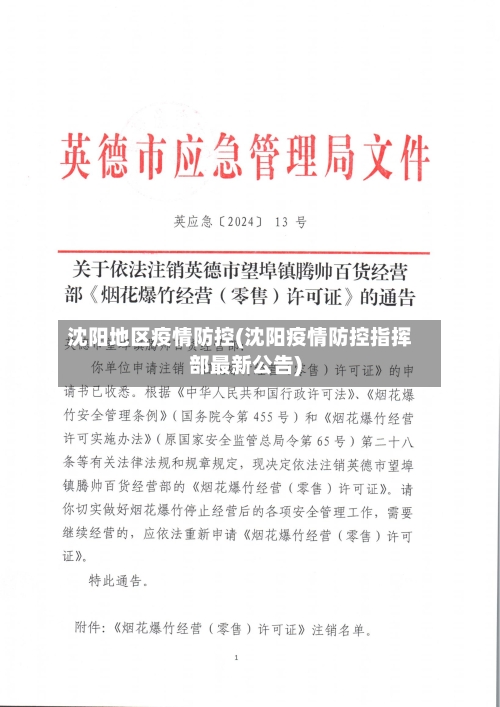 沈阳地区疫情防控(沈阳疫情防控指挥部最新公告)-第2张图片