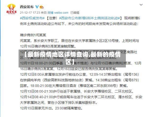 【最新疫情地区详情查询,最新的疫情区】