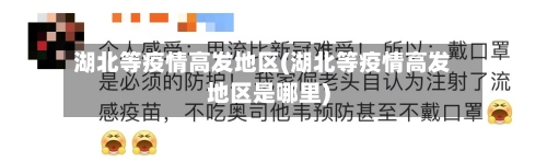 湖北等疫情高发地区(湖北等疫情高发地区是哪里)-第2张图片