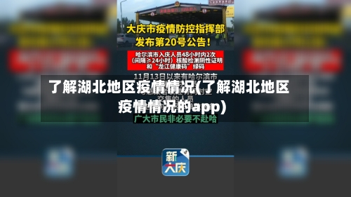 了解湖北地区疫情情况(了解湖北地区疫情情况的app)