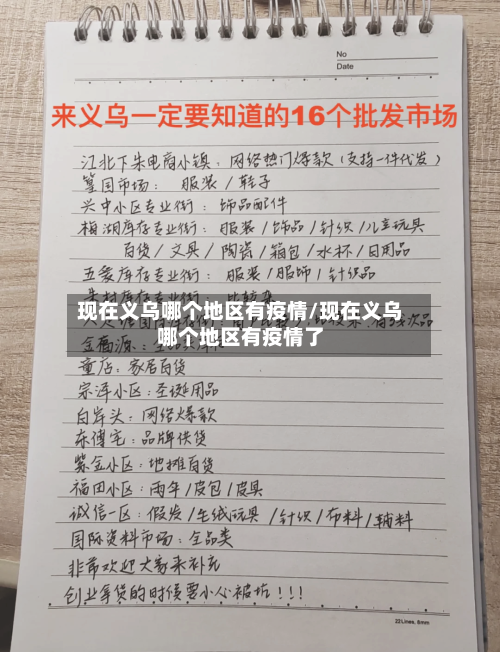 现在义乌哪个地区有疫情/现在义乌哪个地区有疫情了
