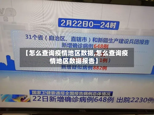 【怎么查询疫情地区数据,怎么查询疫情地区数据报告】