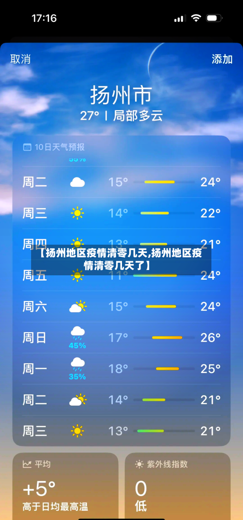 【扬州地区疫情清零几天,扬州地区疫情清零几天了】-第2张图片