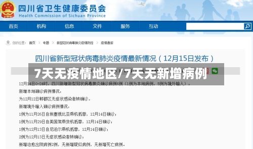 7天无疫情地区/7天无新增病例-第3张图片