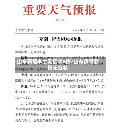 山东新增本土无症状6例/山东疫情新增无症状-第2张图片
