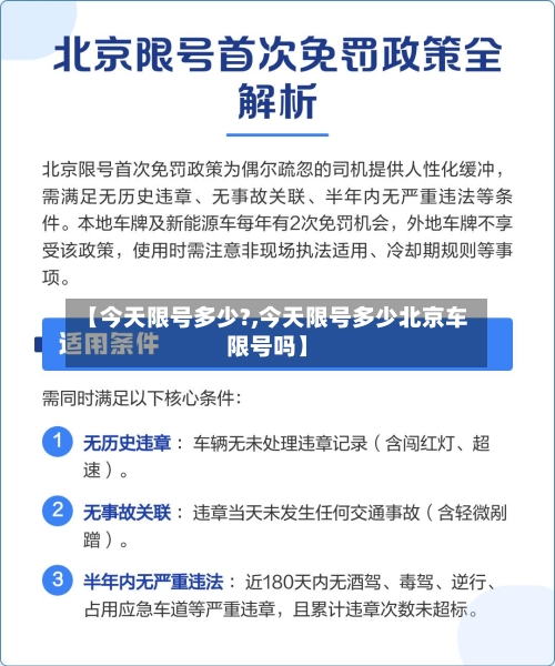 【今天限号多少?,今天限号多少北京车限号吗】-第2张图片