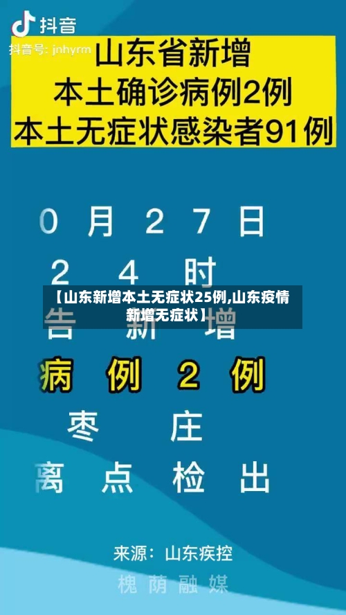 【山东新增本土无症状25例,山东疫情新增无症状】-第3张图片