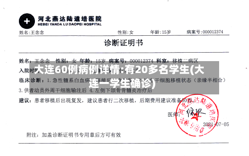 大连60例病例详情:有20多名学生(大连一学生确诊)-第2张图片