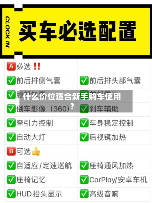 什么价位适合新手购车使用？-第3张图片