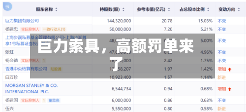 巨力索具，高额罚单来了-第3张图片