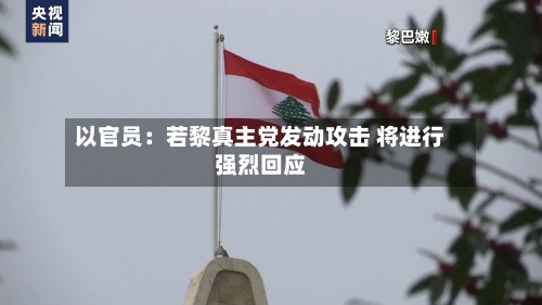 以官员：若黎真主党发动攻击 将进行强烈回应-第2张图片