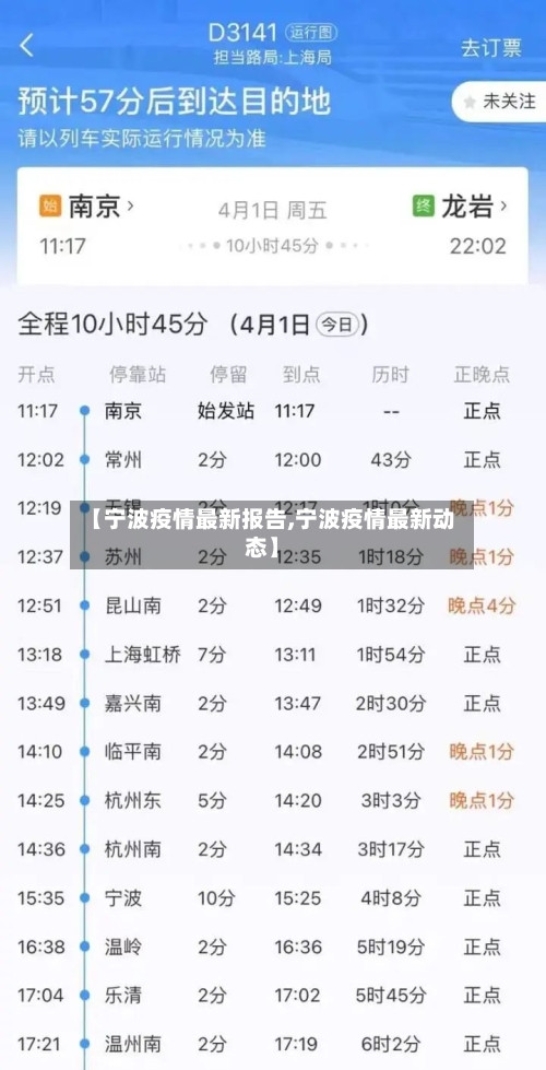 【宁波疫情最新报告,宁波疫情最新动态】