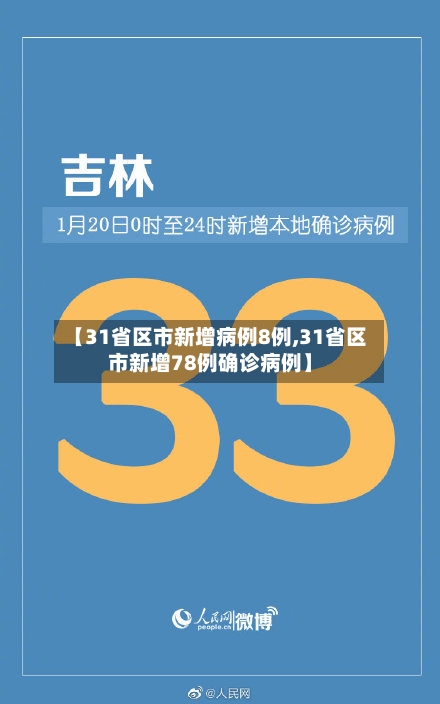 【31省区市新增病例8例,31省区市新增78例确诊病例】-第3张图片
