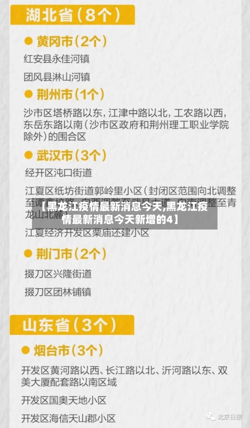【黑龙江疫情最新消息今天,黑龙江疫情最新消息今天新增的4】