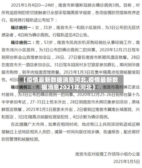 【疫情最新数据消息河北,疫情最新数据消息2021年河北】-第2张图片
