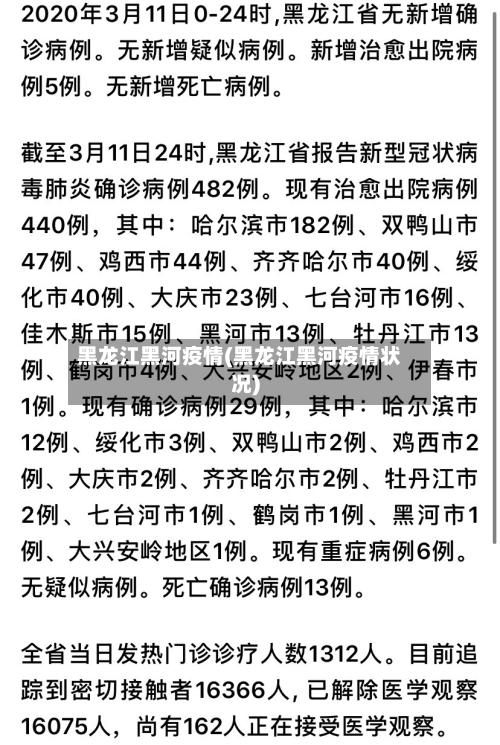 黑龙江黑河疫情(黑龙江黑河疫情状况)-第2张图片