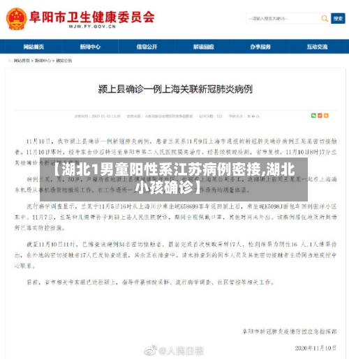 【湖北1男童阳性系江苏病例密接,湖北小孩确诊】-第2张图片