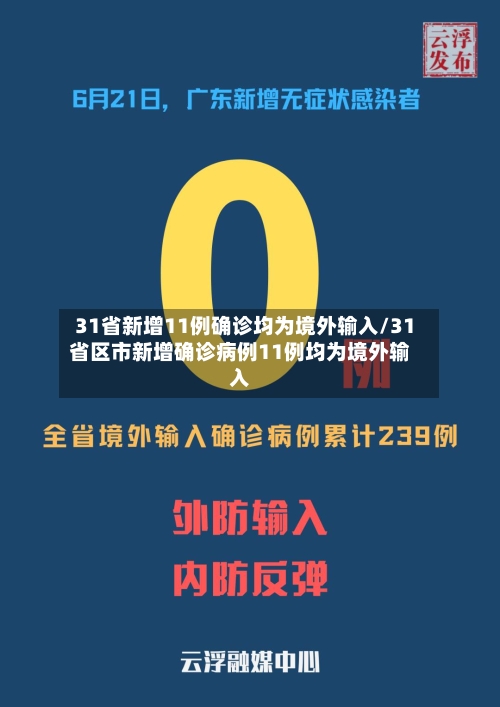 31省新增11例确诊均为境外输入/31省区市新增确诊病例11例均为境外输入-第2张图片