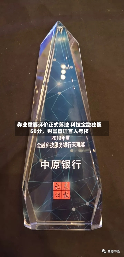 券业重要评价正式落地 科技金融独揽50分	，财富管理首入考核-第3张图片