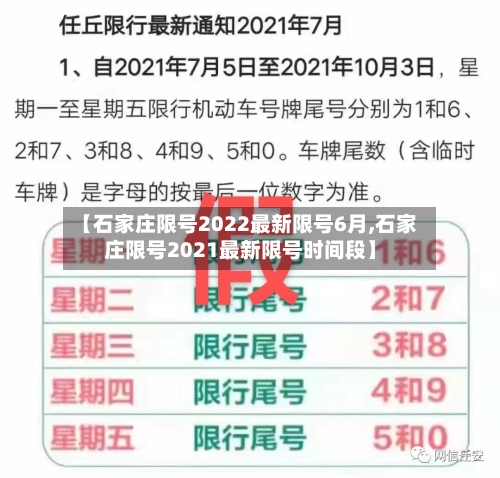 【石家庄限号2022最新限号6月,石家庄限号2021最新限号时间段】-第2张图片