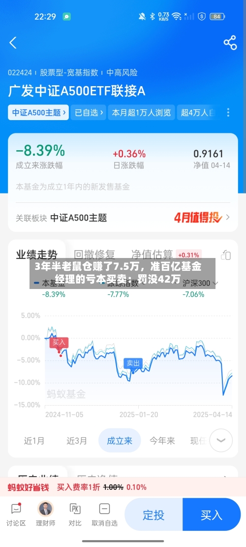 3年半老鼠仓赚了7.5万，准百亿基金经理的亏本买卖：罚没42万-第2张图片