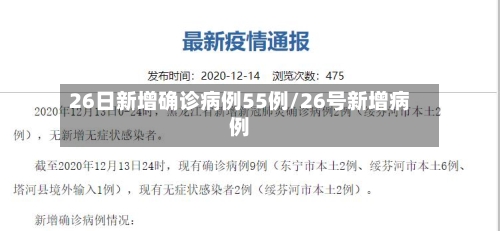 26日新增确诊病例55例/26号新增病例