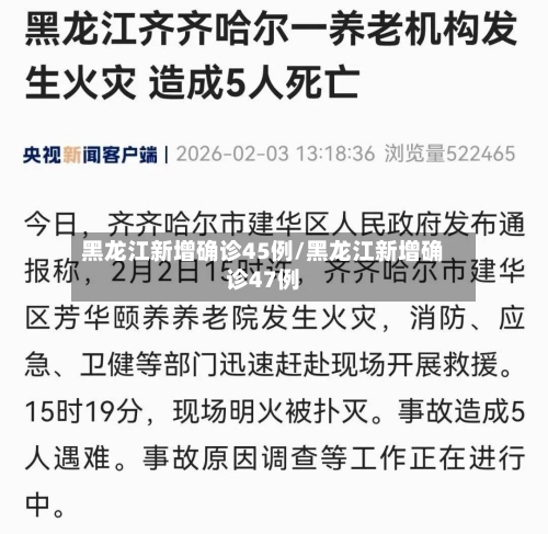 黑龙江新增确诊45例/黑龙江新增确诊47例-第2张图片