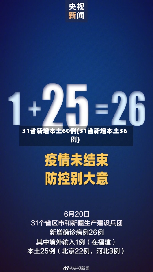 31省新增本土60例(31省新增本土36例)-第2张图片