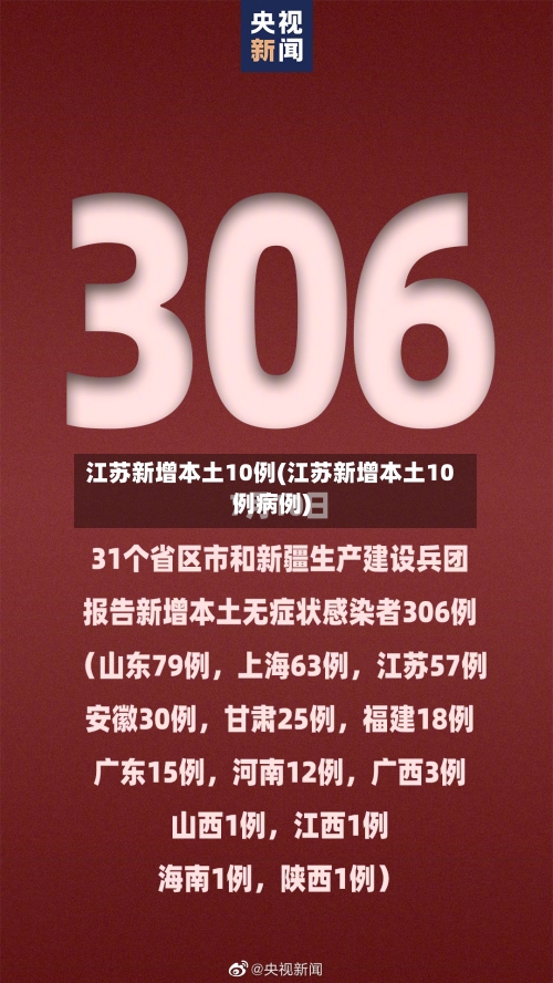 江苏新增本土10例(江苏新增本土10例病例)