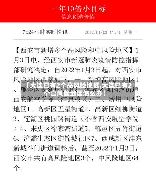 【大连已有2个高风险地区,大连已有2个高风险地区怎么办】