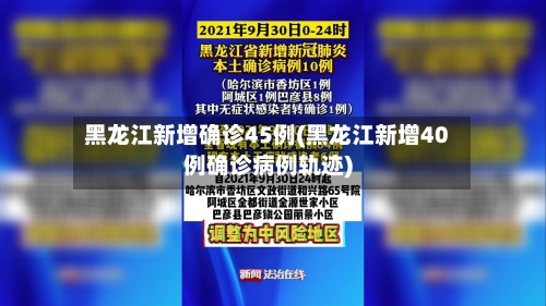 黑龙江新增确诊45例(黑龙江新增40例确诊病例轨迹)-第3张图片