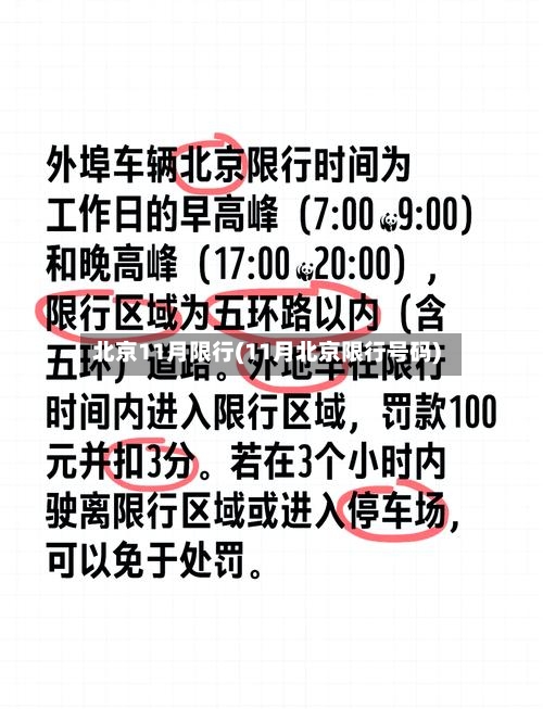 北京11月限行(11月北京限行号码)