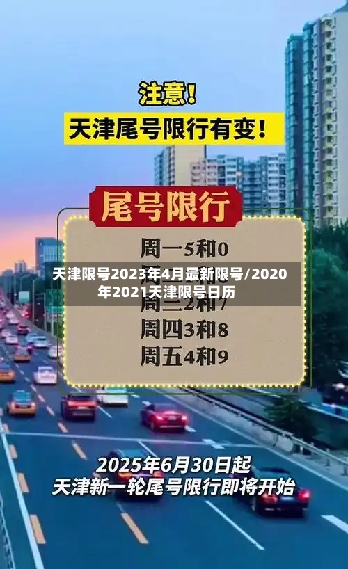 天津限号2023年4月最新限号/2020年2021天津限号日历