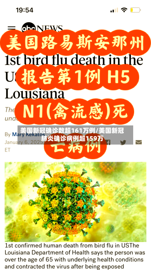 美国新冠确诊数超161万例/美国新冠肺炎确诊病例超159万-第3张图片