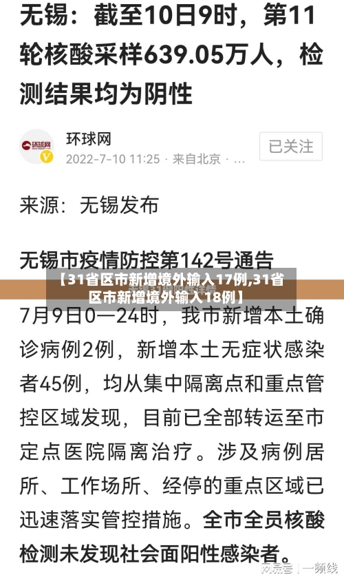 【31省区市新增境外输入17例,31省区市新增境外输入18例】-第2张图片