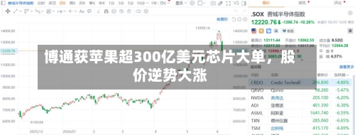 博通获苹果超300亿美元芯片大单	，股价逆势大涨-第2张图片
