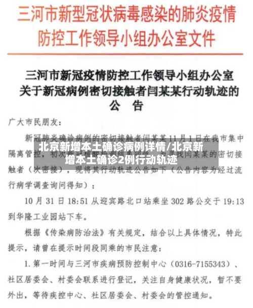 北京新增本土确诊病例详情/北京新增本土确诊2例行动轨迹-第3张图片