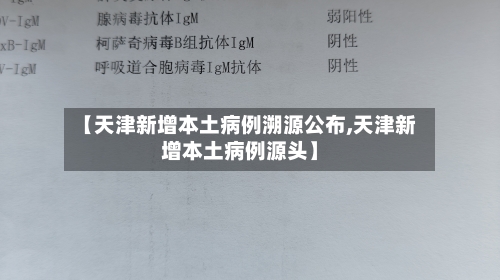 【天津新增本土病例溯源公布,天津新增本土病例源头】-第2张图片