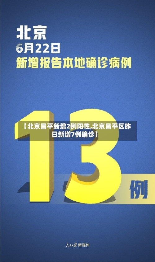 【北京昌平新增2例阳性,北京昌平区昨日新增7例确诊】