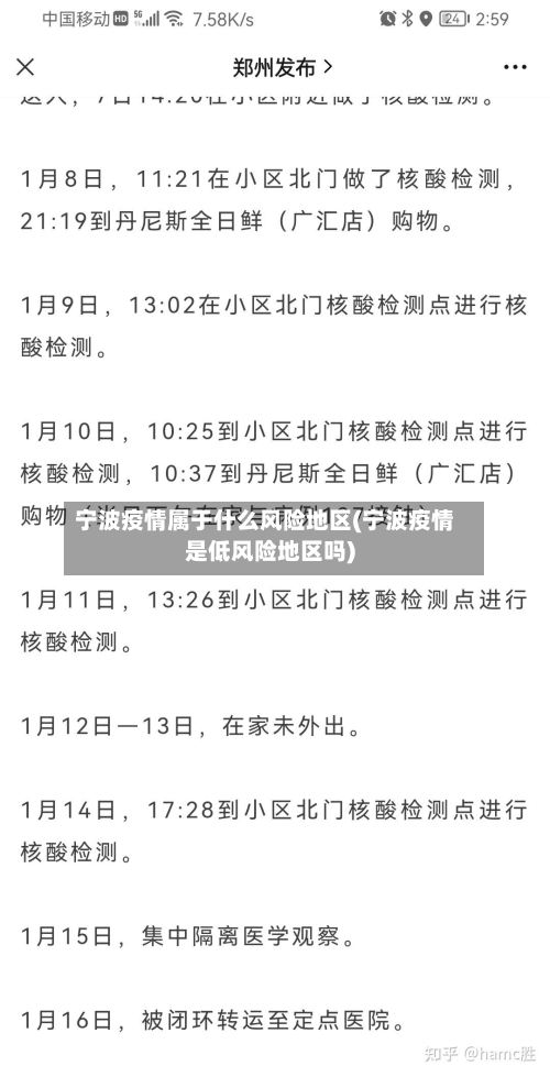 宁波疫情属于什么风险地区(宁波疫情是低风险地区吗)-第2张图片
