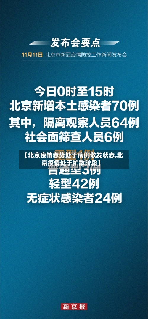 【北京疫情态势处于病例散发状态,北京疫情处于扩散阶段】-第2张图片