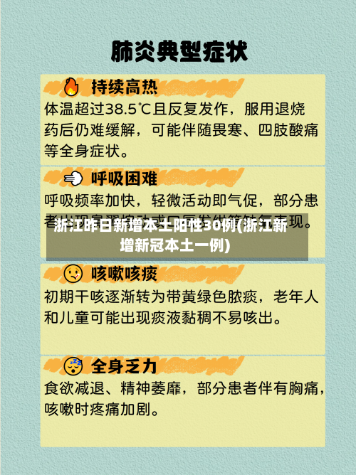 浙江昨日新增本土阳性30例(浙江新增新冠本土一例)