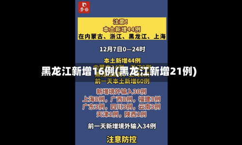 黑龙江新增16例(黑龙江新增21例)-第2张图片