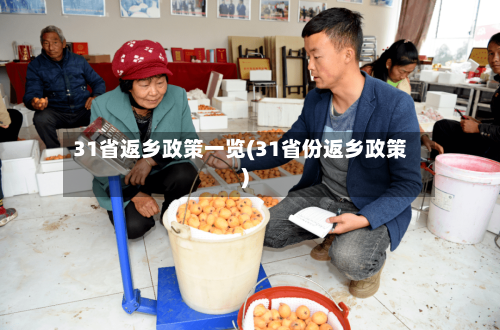 31省返乡政策一览(31省份返乡政策)