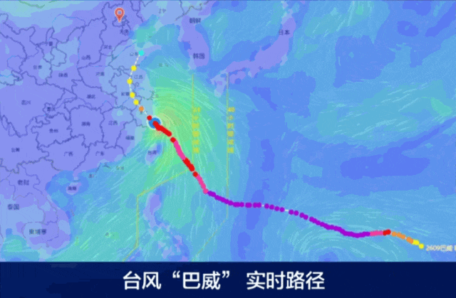 “巴威”最新路径公布！0时在浙江乐清二次登陆，5时减弱为强热带风暴，中心最大风力11级